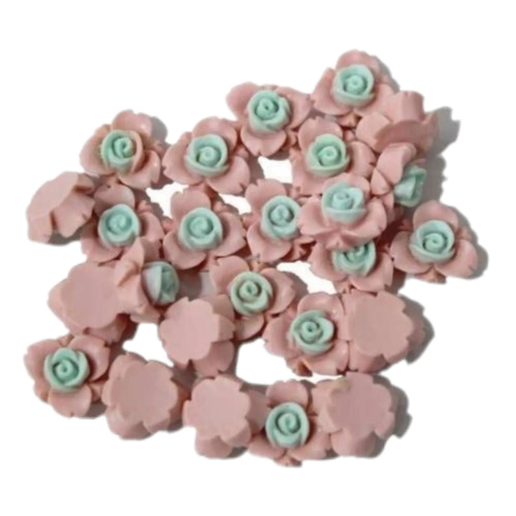 🌸 Exquisite Resin 3D Paan Flower Cabochons | 12mm | 100/300/500 Pcs 🌼