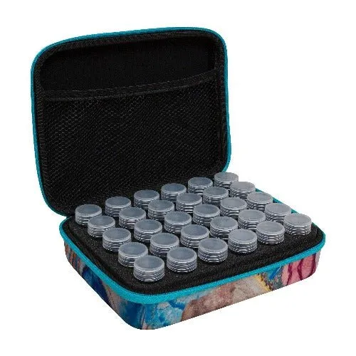 30 bottles Crystal Art Storage Case - Marble