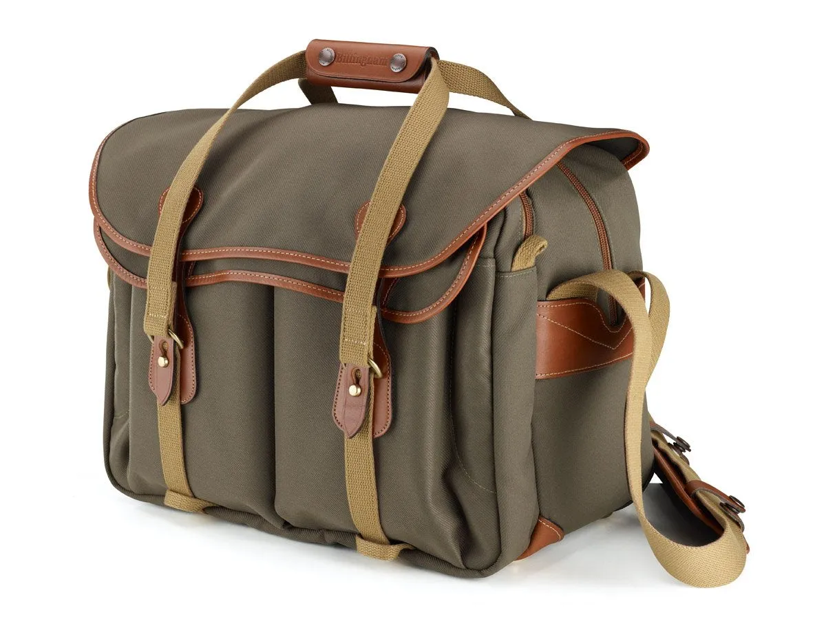 445 Camera Bag - Sage FibreNyte / Tan Leather