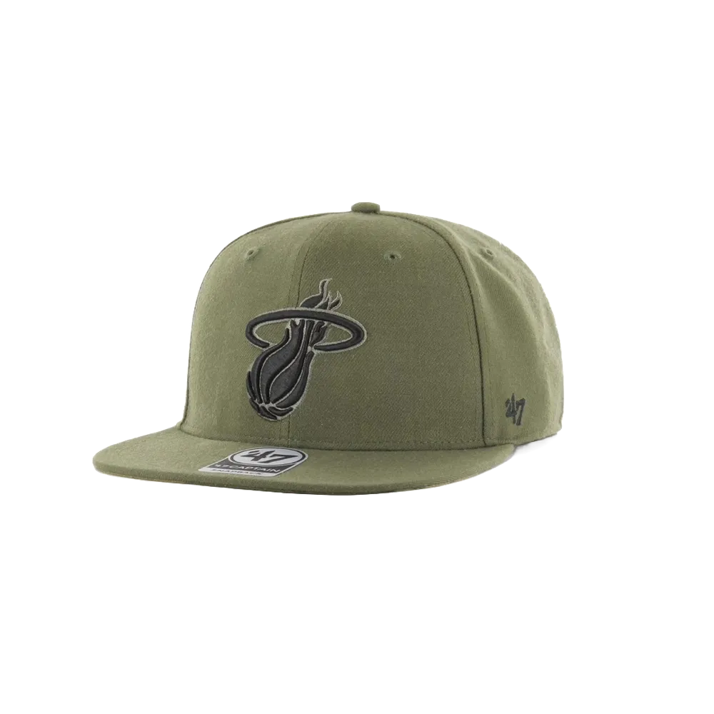 '47 Brand Miami HEAT Camo Captain Snapback