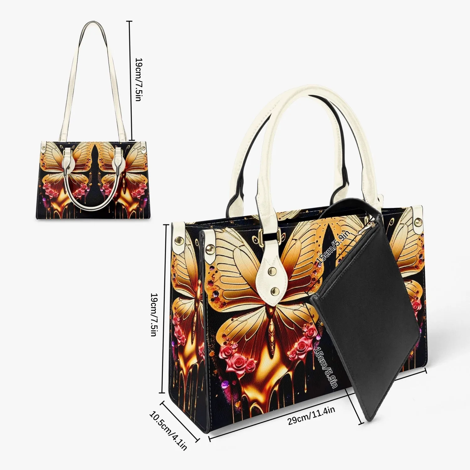 876. Tote Bag - Long Strap and Inner Bag