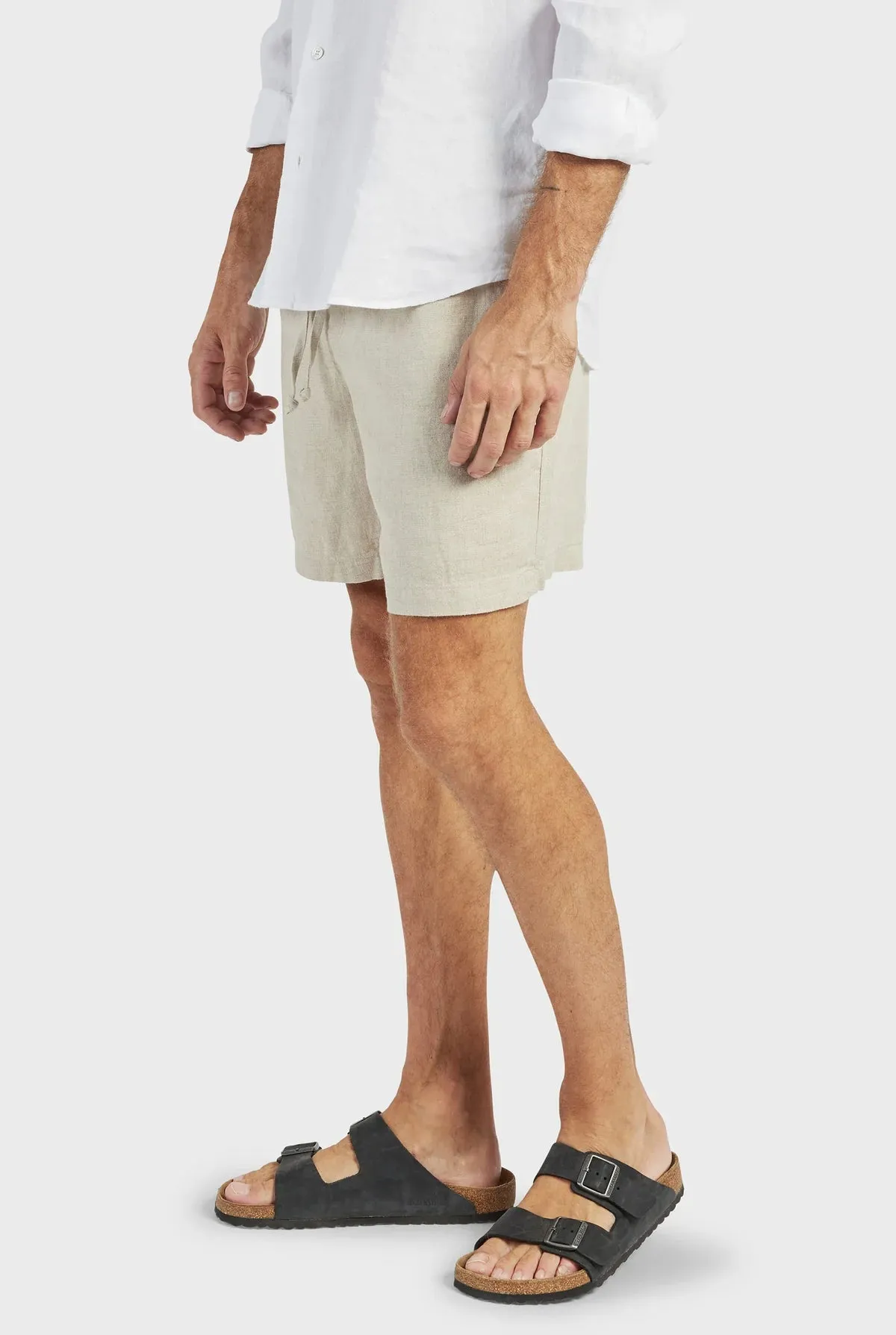 ACADEMY BRAND - Riviera Linen Short Oatmeal