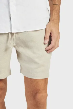 ACADEMY BRAND - Riviera Linen Short Oatmeal