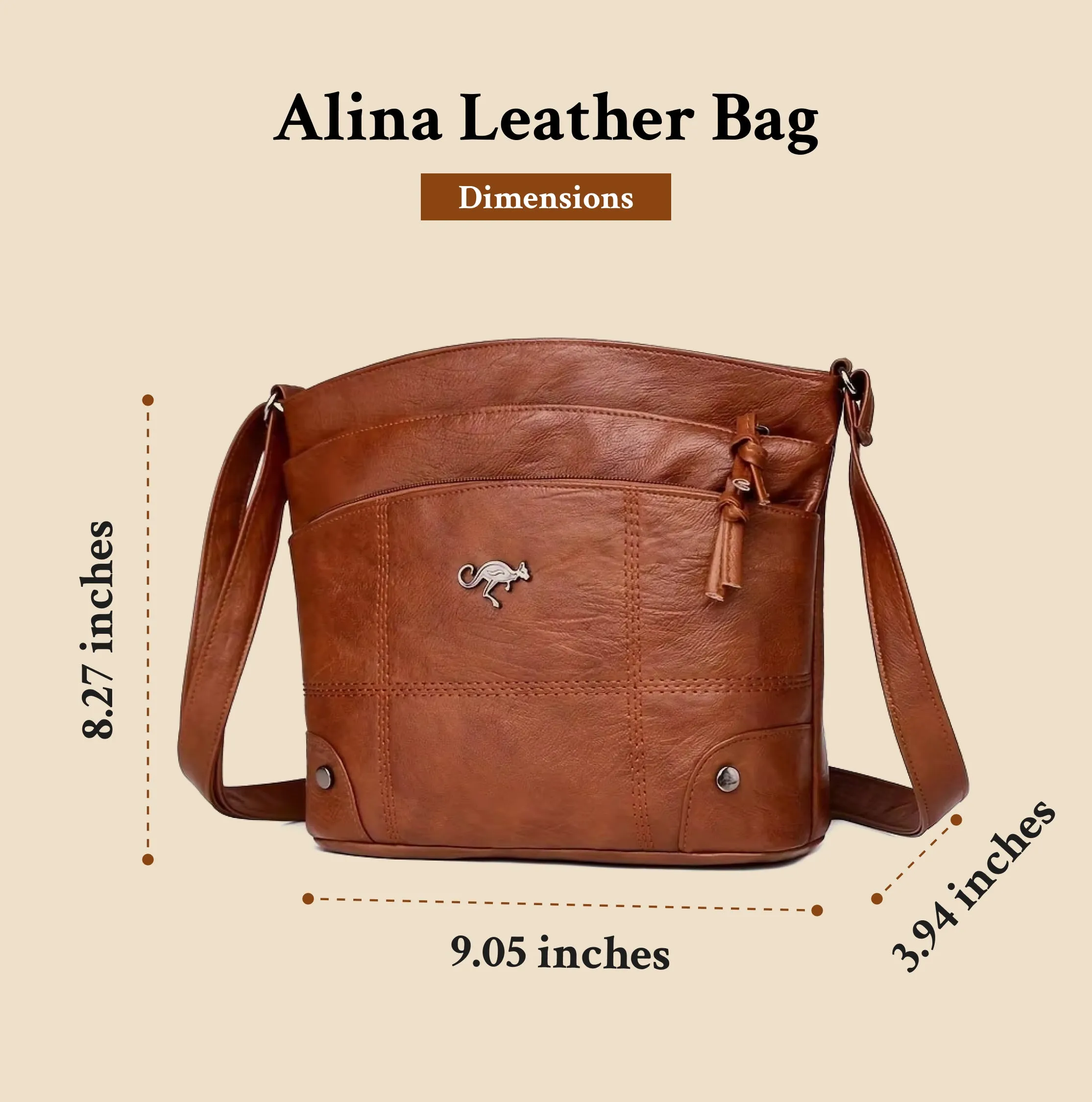 Alina Leather Bag | Grace’s Signature Design