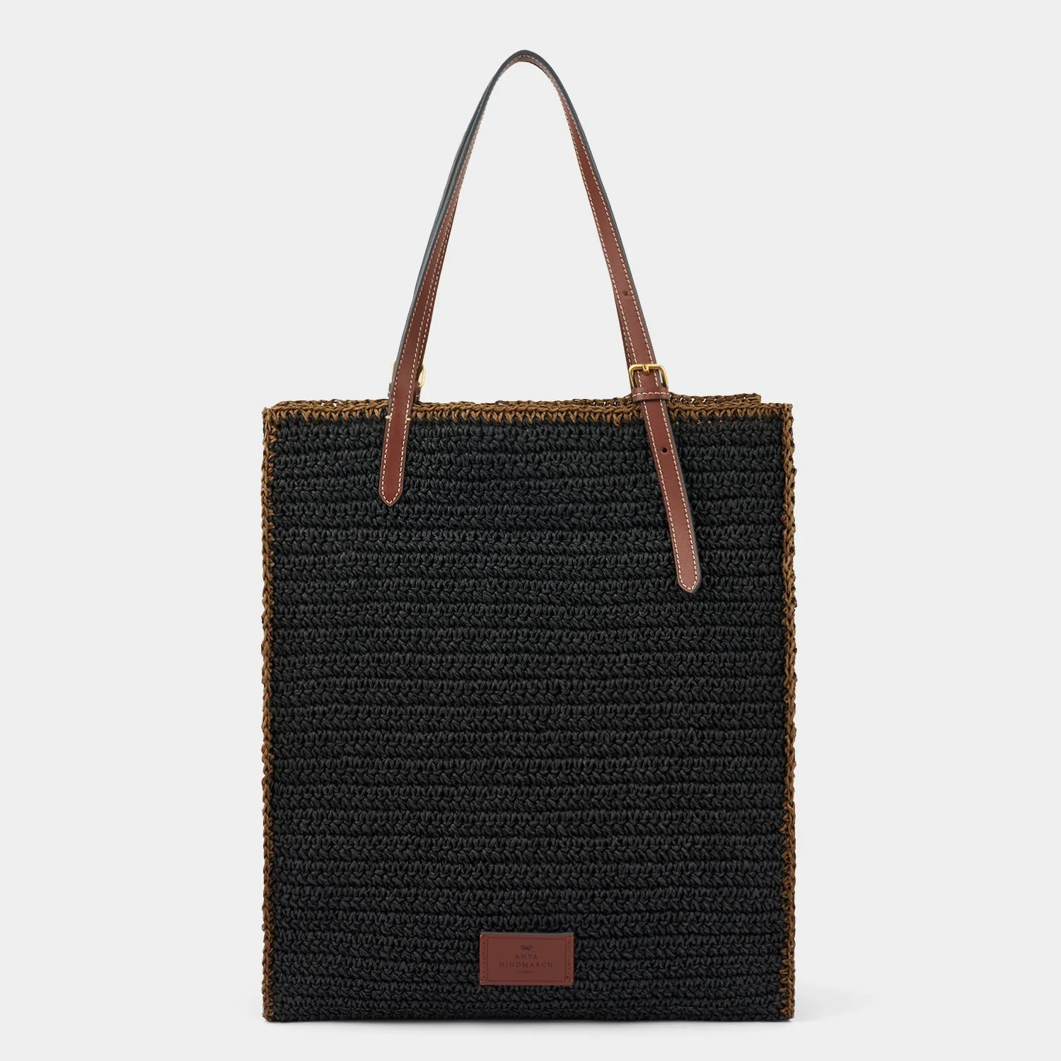 Anya Brands Kikkoman Raffia Tote