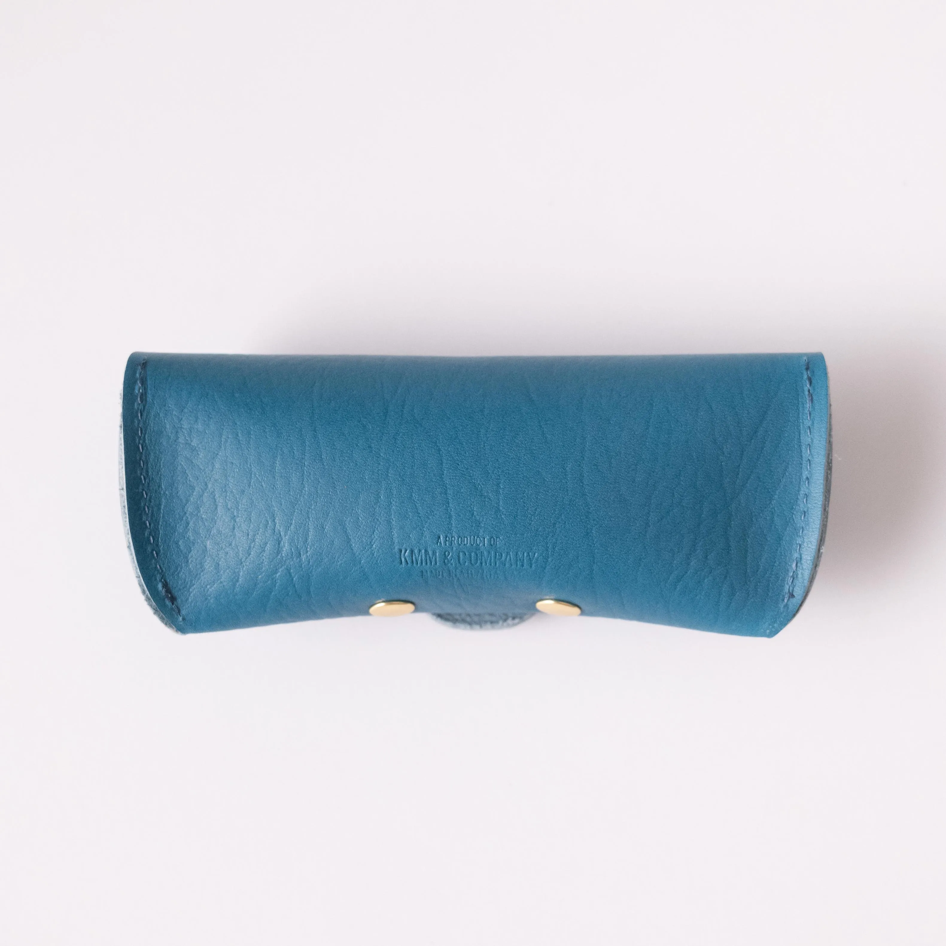 Aqua Bullhide Sunglasses Case