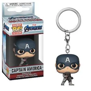 Avengers: Endgame Pocket Pop! Keychain Captain America (Quantum Realm Suit)