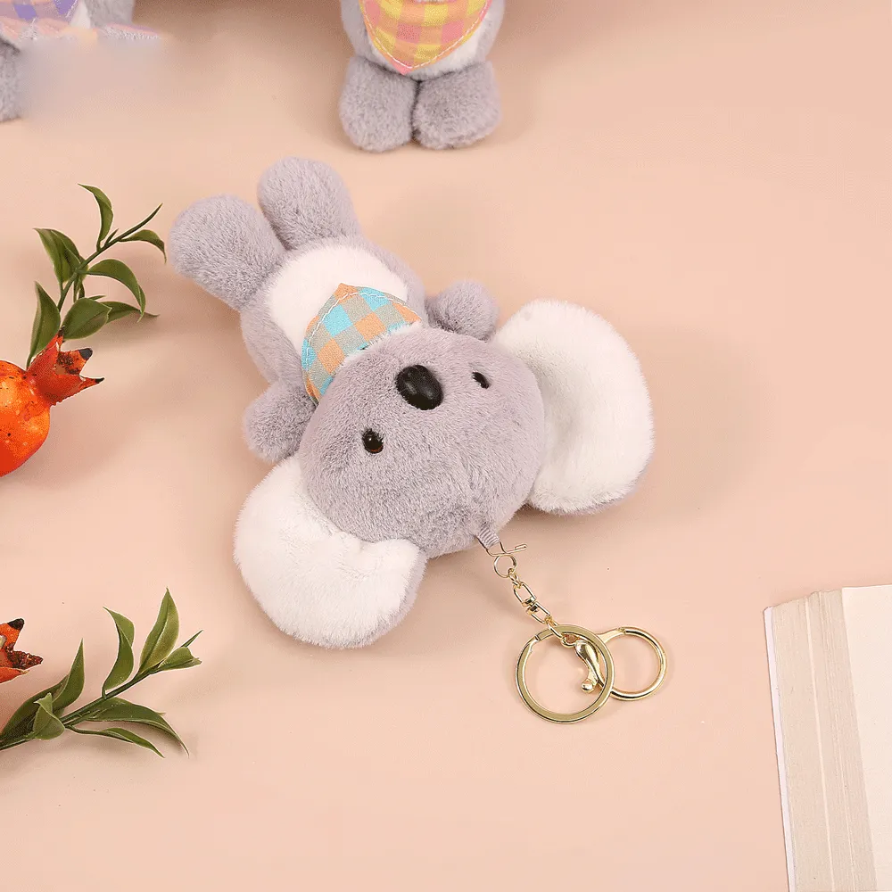 Baby koala plush keychain