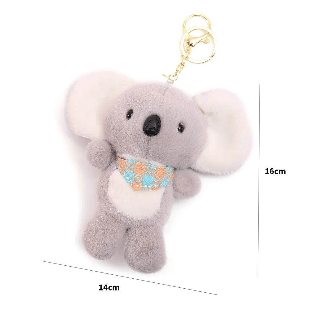 Baby koala plush keychain