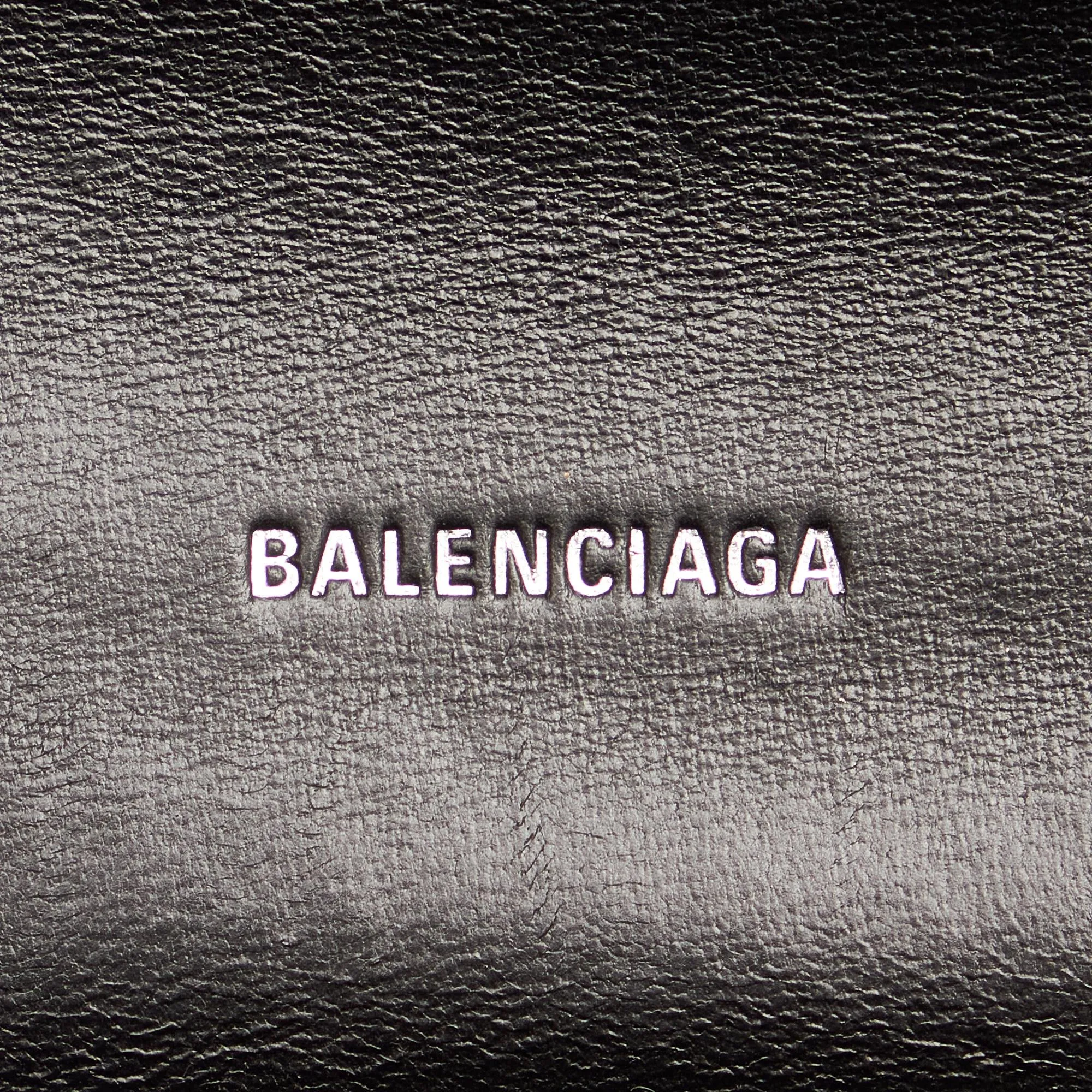 Balenciaga Leopard Print Leather Shoulder Bag