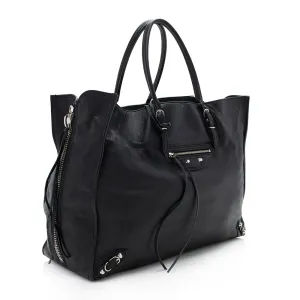 Balenciaga Veau Leather Papier A4 Zip Around Tote