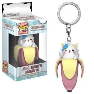 Bananya Pocket Pop! Keychain Long-Haired Bananya