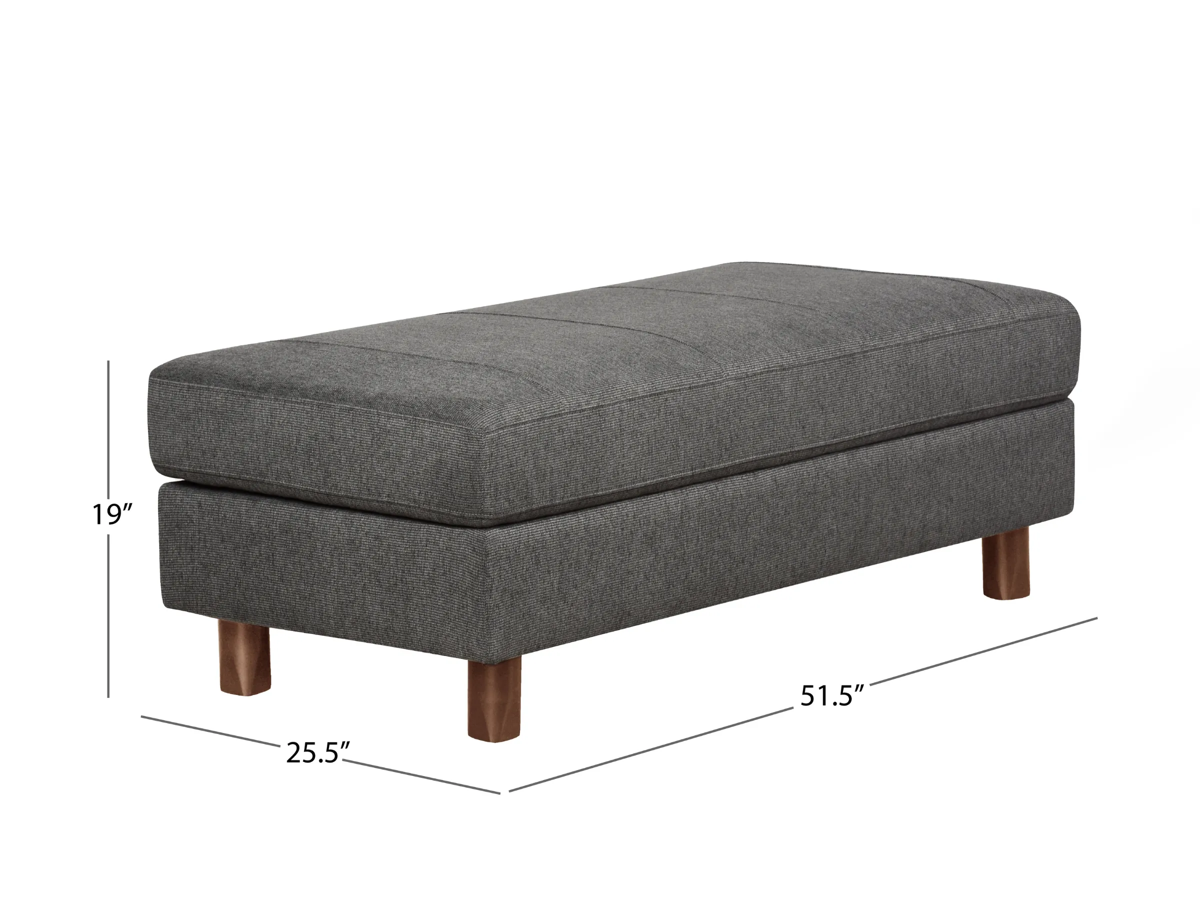 Berkeley Fabric Storage Ottoman