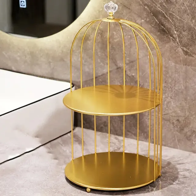 Bird Cage Cosmetic Organizer