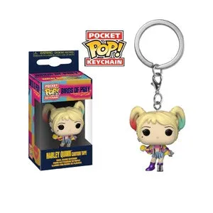 Birds of Prey Pocket Pop! Keychain Harley Quinn (Caution Tape)