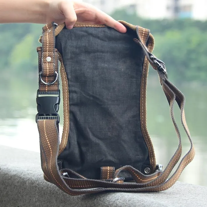 Black Denim Mens Casual Small Belt Bag Fanny Pack Messenger Bag Green Jean Waist Bag DropLeg Bags For Men