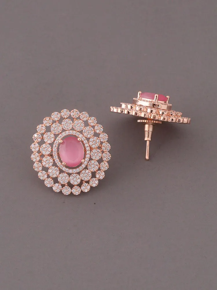 Blush Suzanne Zirconia Studs