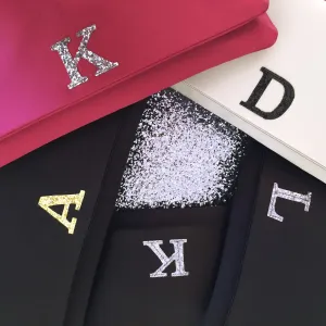 Bridesmaids gifts - set of medium personalised initial monogram clutches