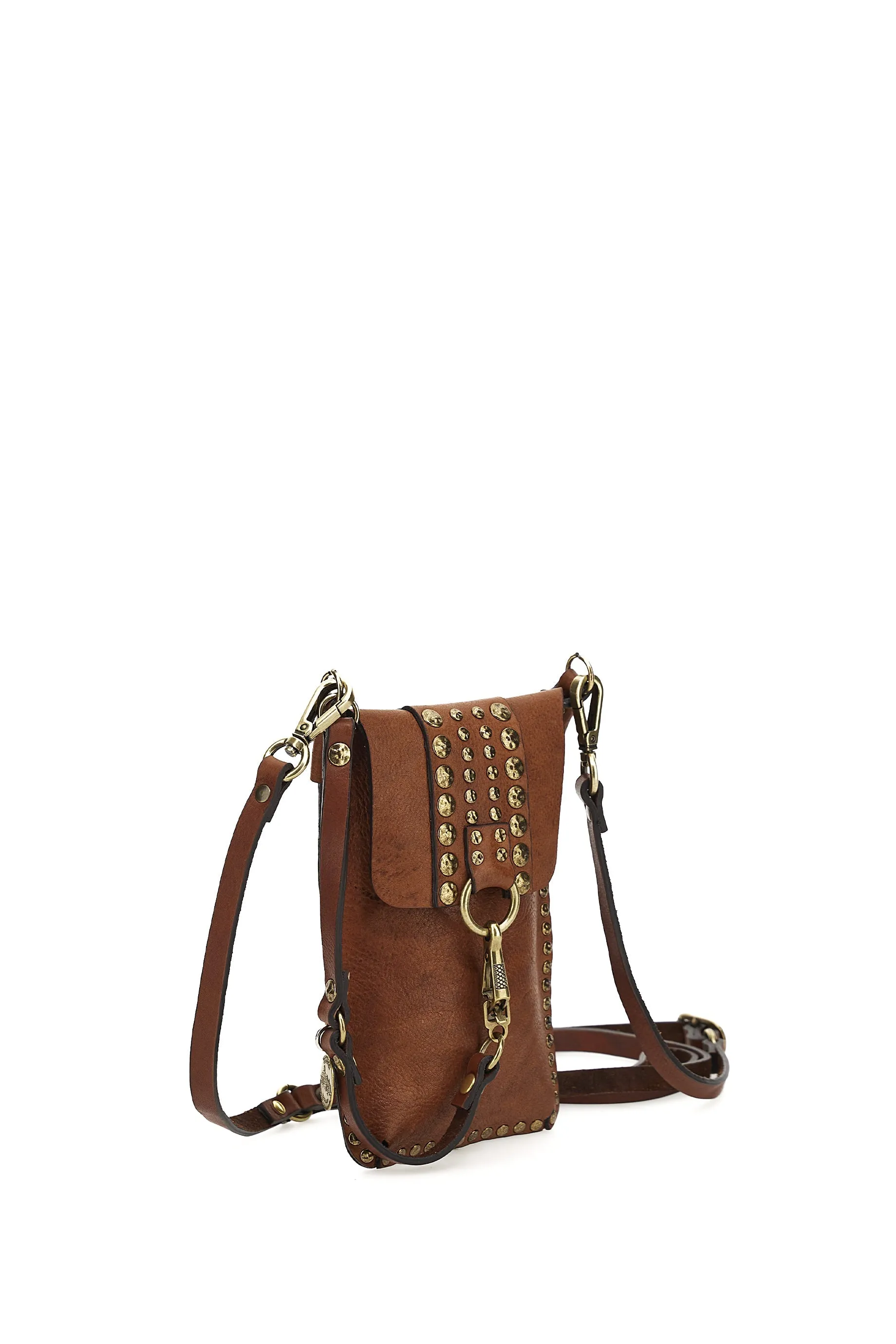 Campomaggi Studded Pouch - Cognac