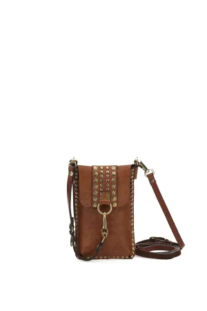 Campomaggi Studded Pouch - Cognac