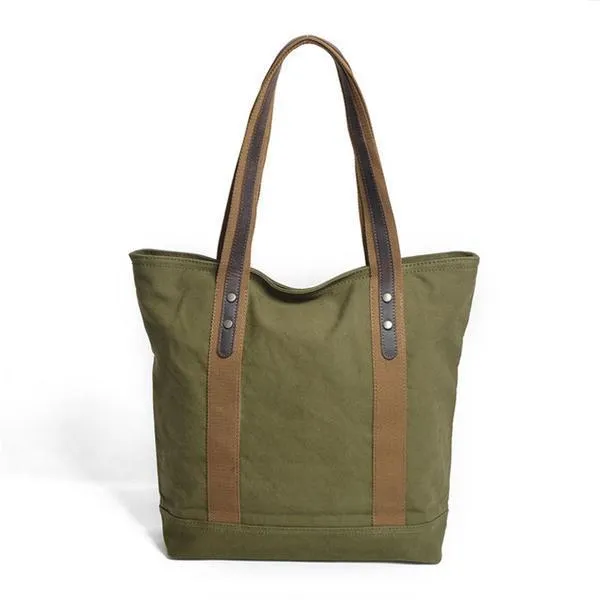 Canvas Handbag Casual Retro Shoulder Bag Shopping Bag