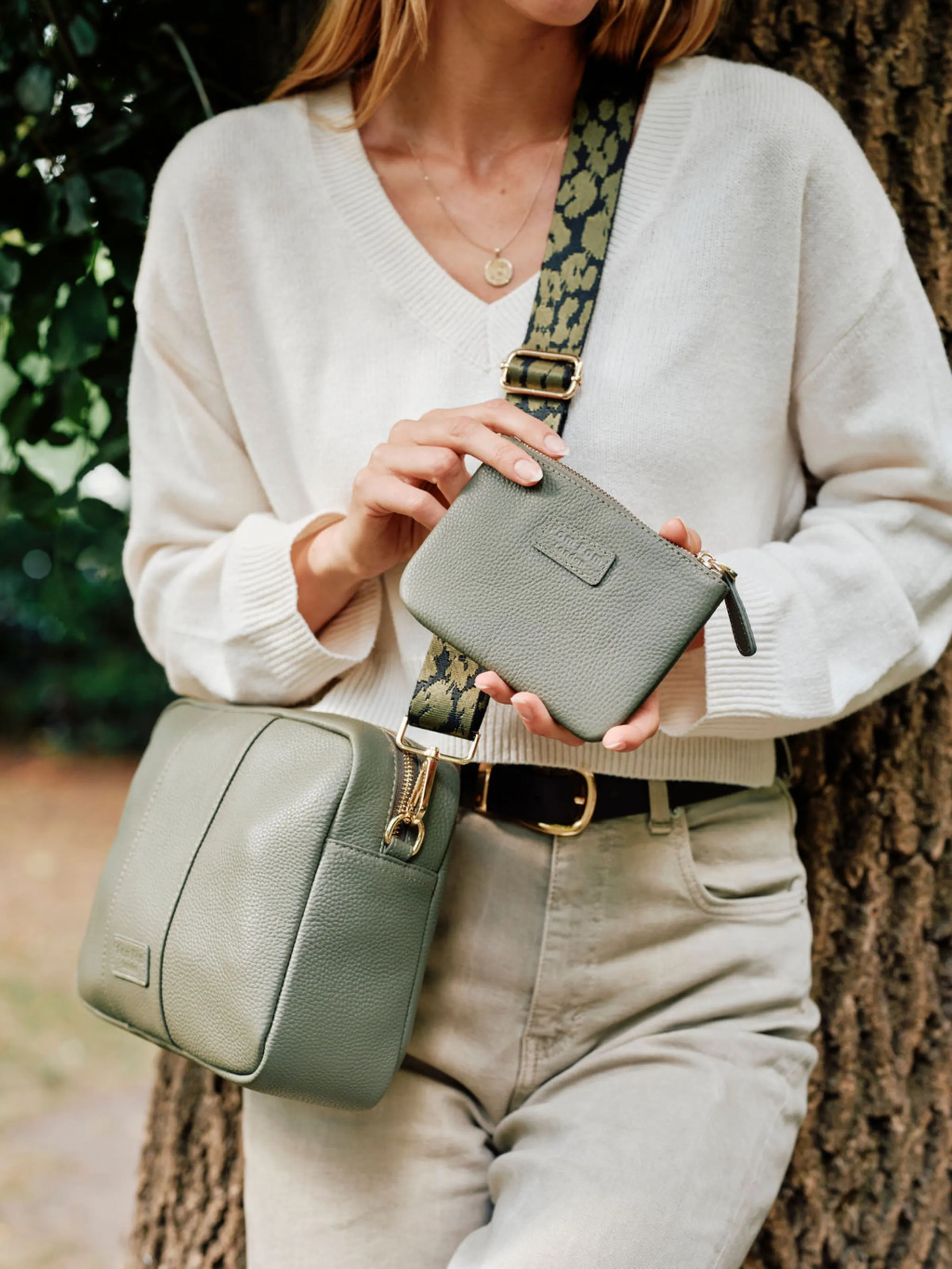 Chelsea Coin Purse Sage Green