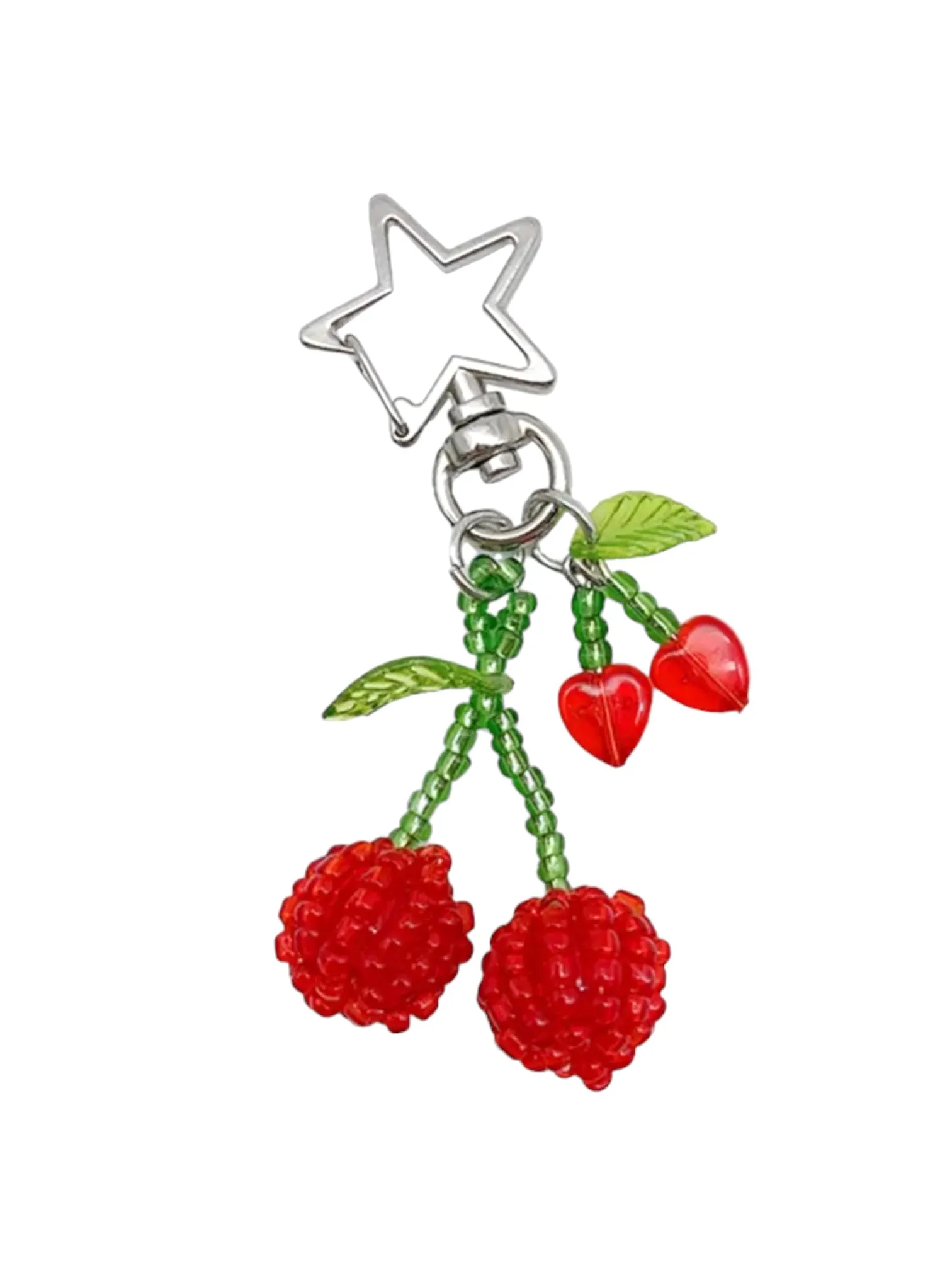 Cherry Charm Keychain