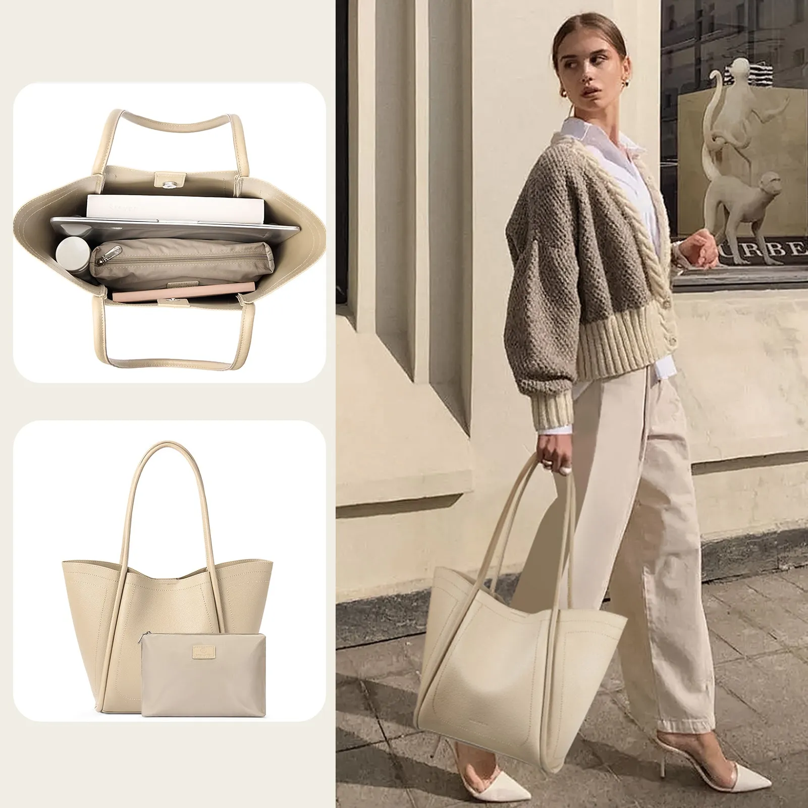 Claire Weston Lightweight Designer Tote – Sleek & Fashion-Forward