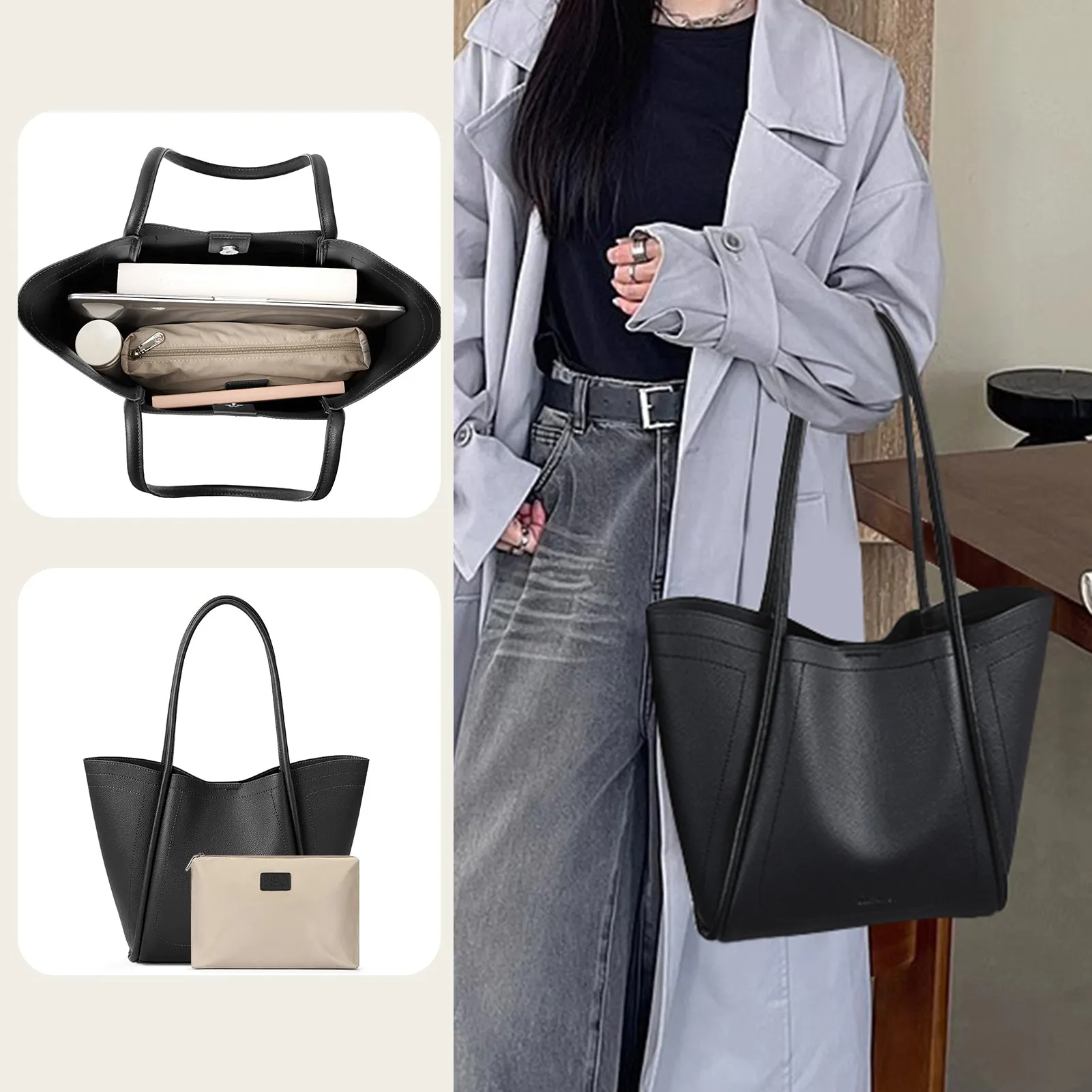 Claire Weston Lightweight Designer Tote – Sleek & Fashion-Forward