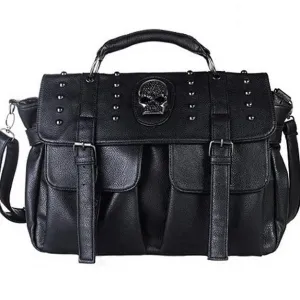 'Claw' Black Goth Fake Leather Bag