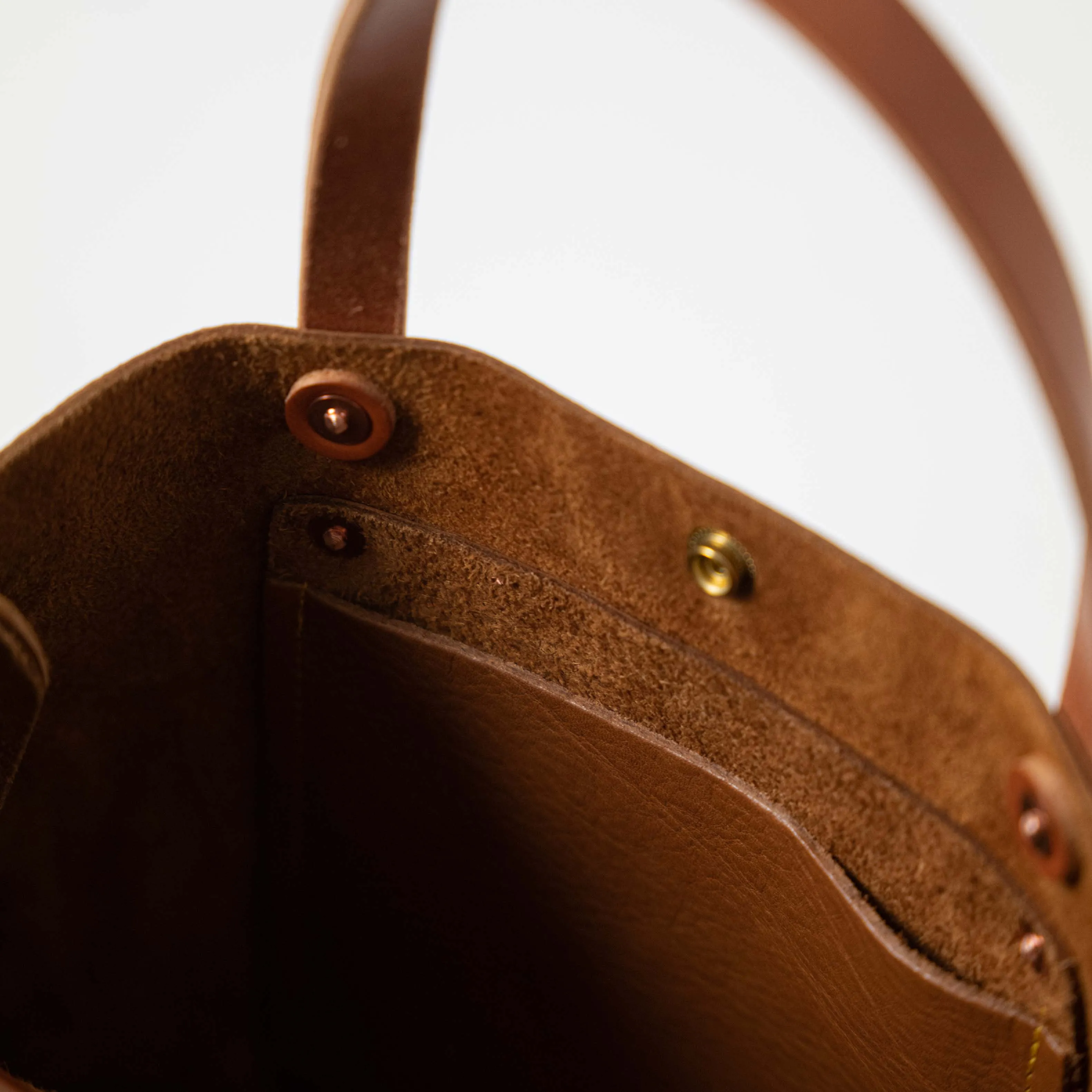 Cognac Cypress Mini Tote