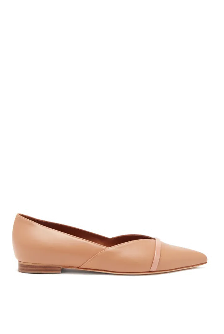 Colette point-toe nappa-leather flats