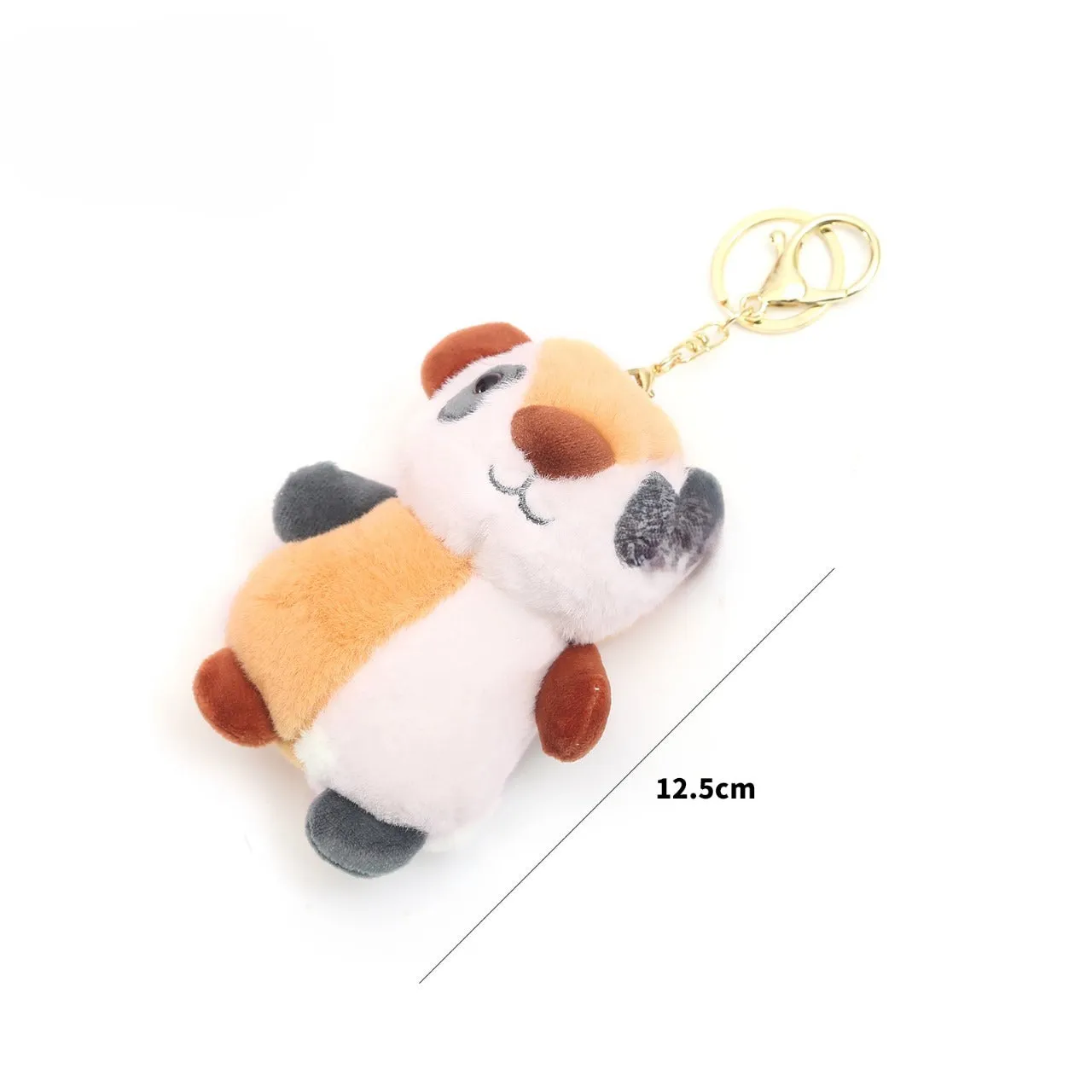 Colorful Squirrel Theme Soft Keychain.