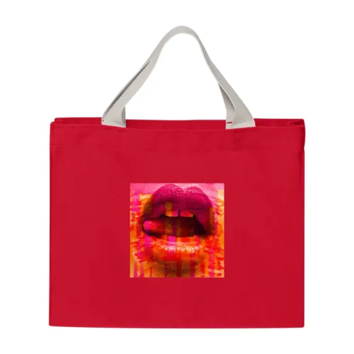 Contemporary Lips USA-Made Medium Gusset Tote