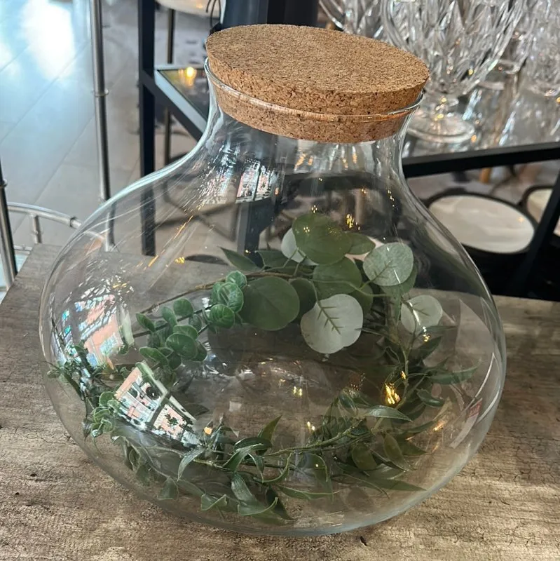 Decorative Jar with Cork