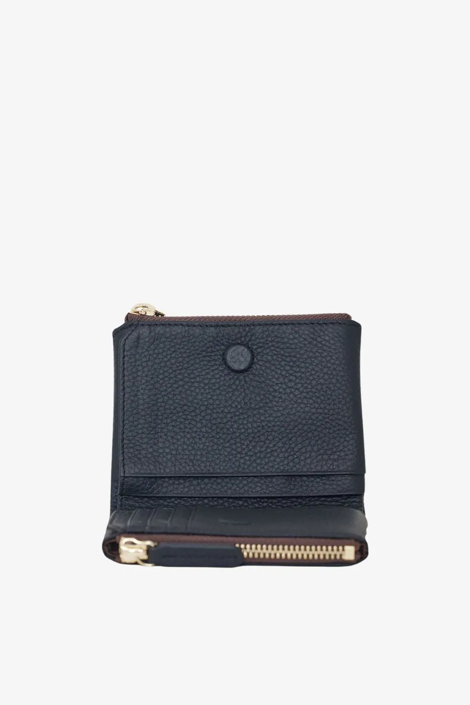 Delilah Black Leather Wallet