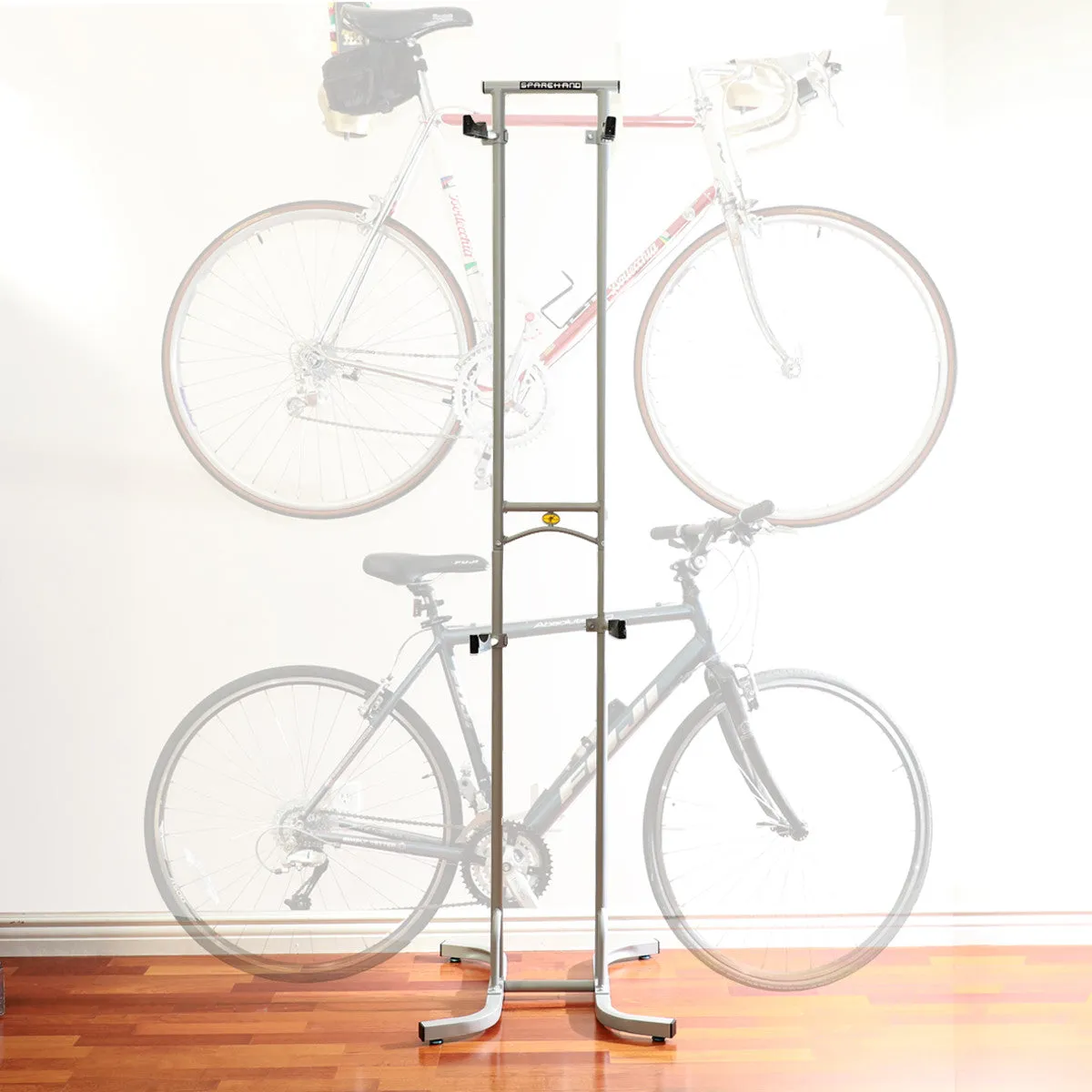 Double Bike Freestanding Rack | Heavy Duty