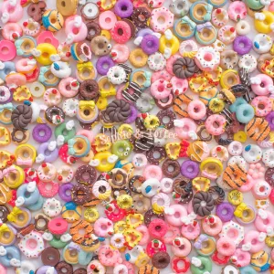 Doughnuts Theme Cabochons Grab Bag - 20 pieces