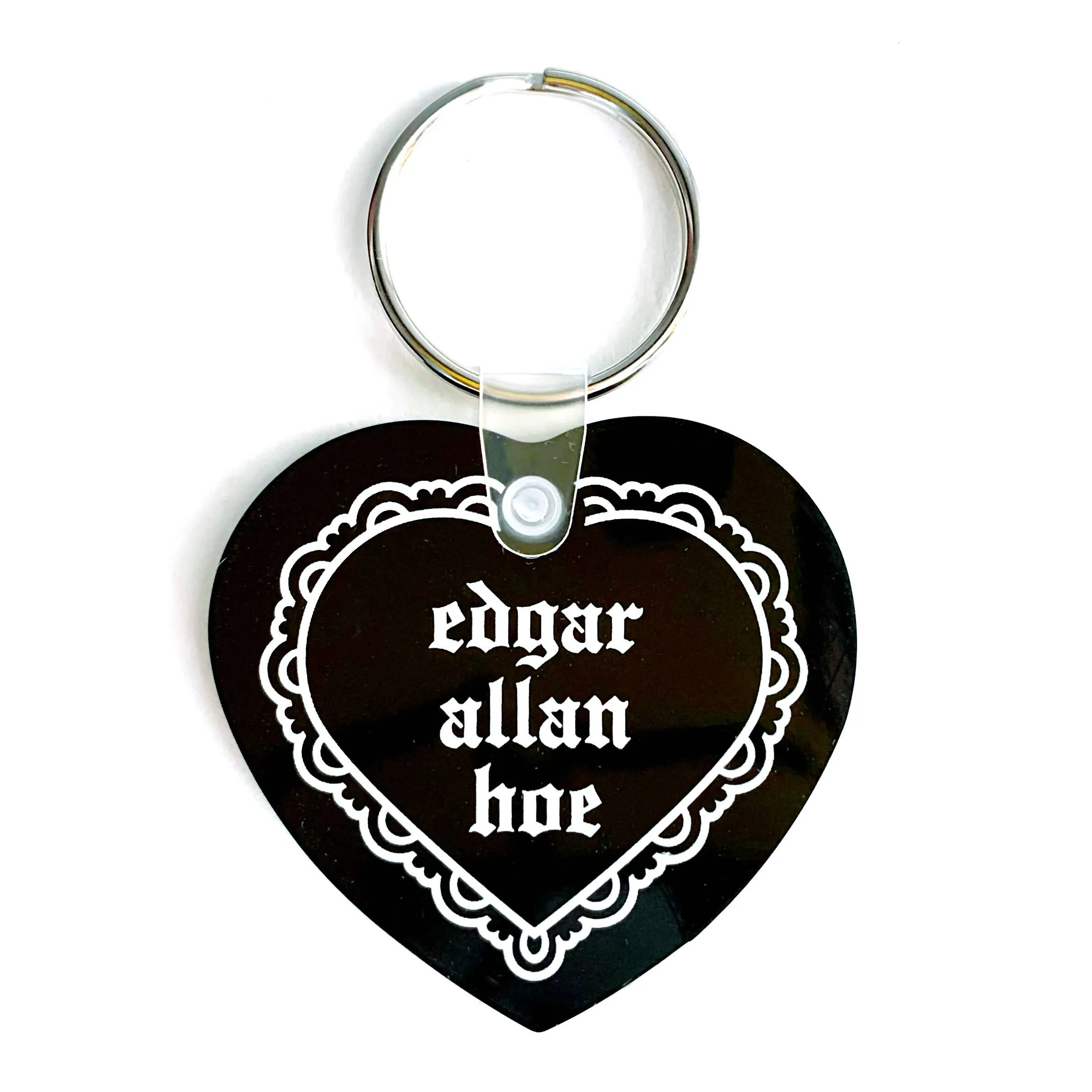 Edgar Allan Ho Vinyl Keychain (Krystan Saint Cat)