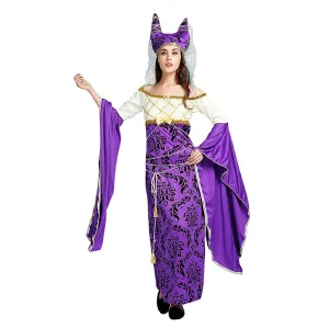 Egyptian Queen Cleopatra themed Adults Halloween Costume Dress Up