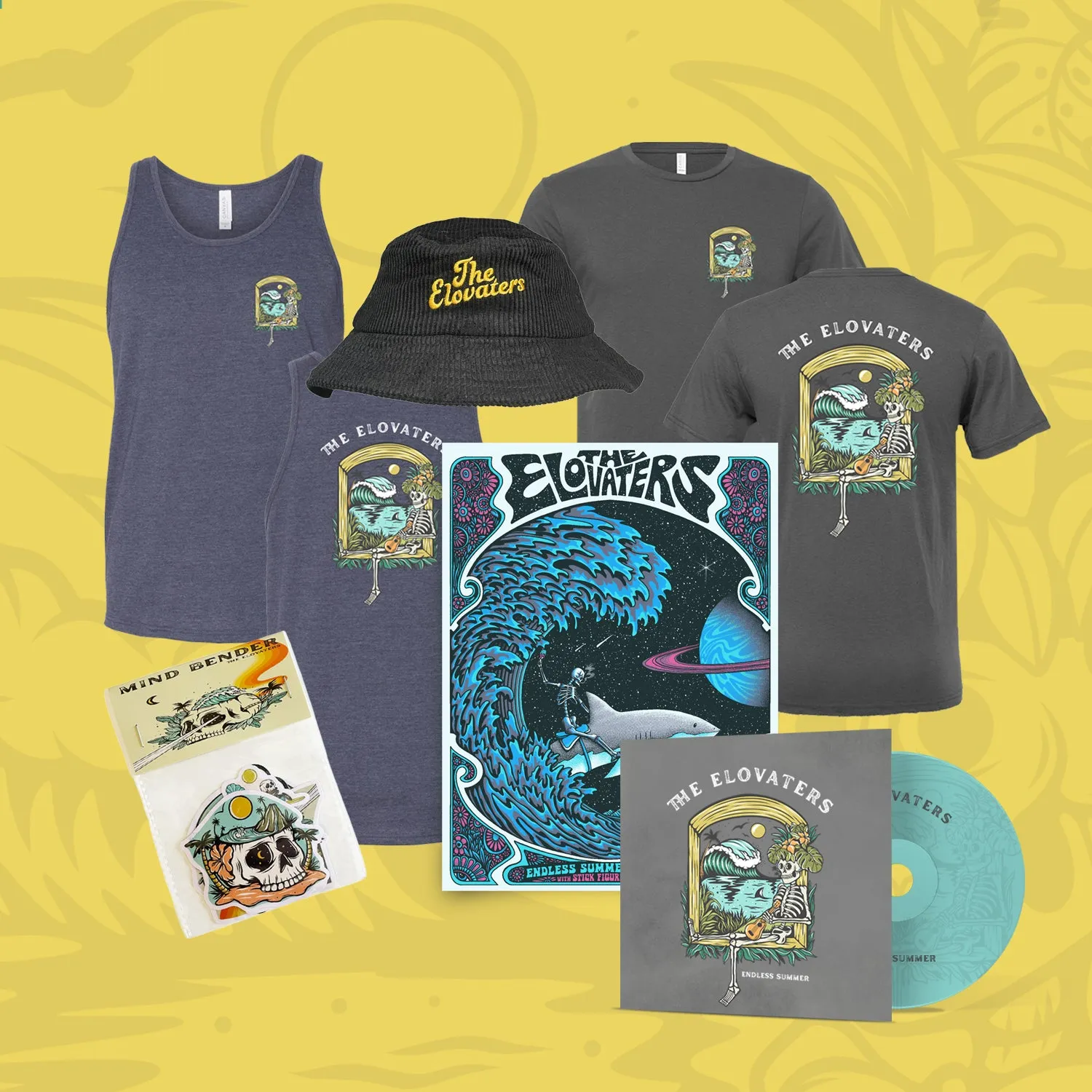 Endless Summer CD   Tee   Tank   Bucket Hat   Poster   Sticker Pack Bundle