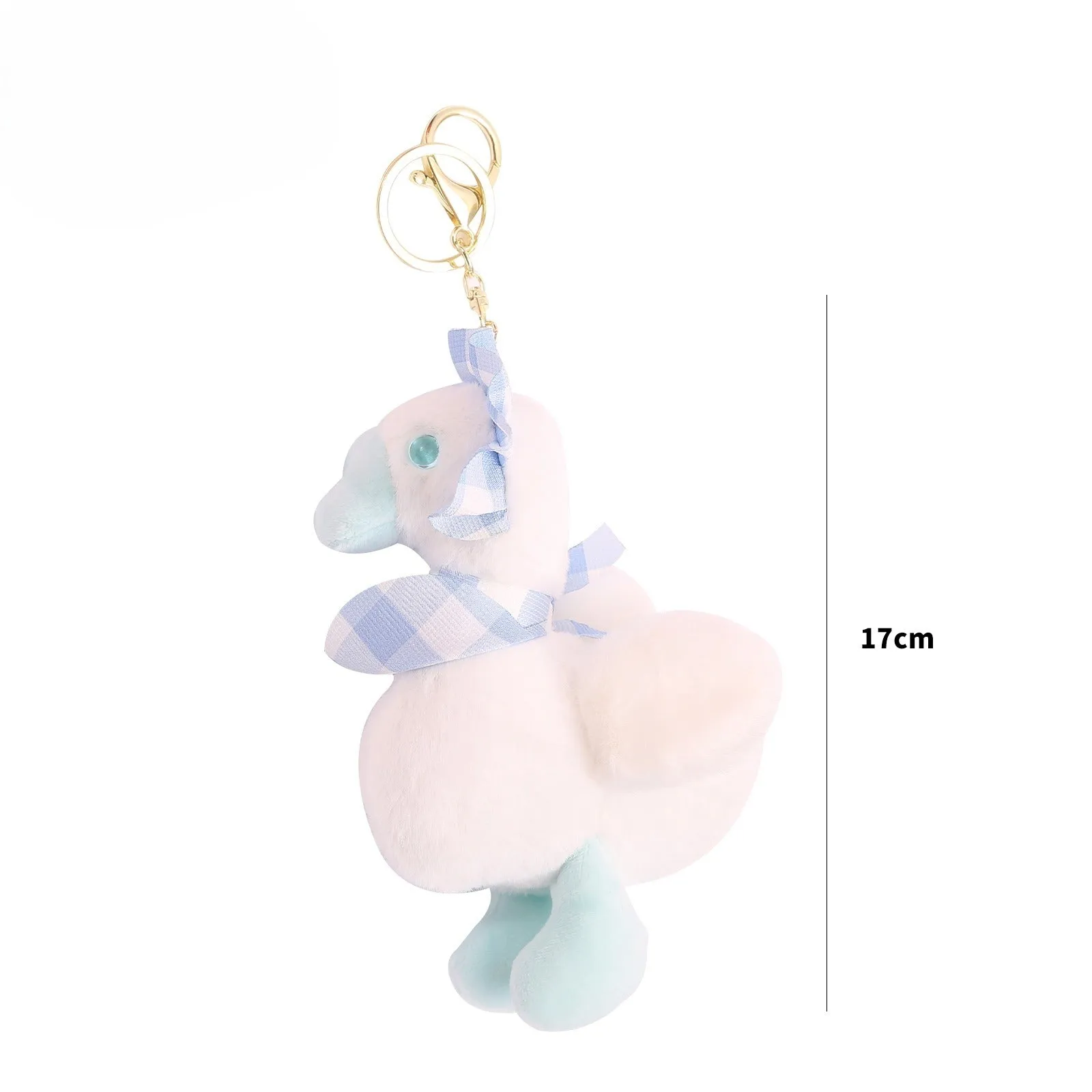 Feathered  Cute Hat Chicken Plush Soft-Toy Keychain.