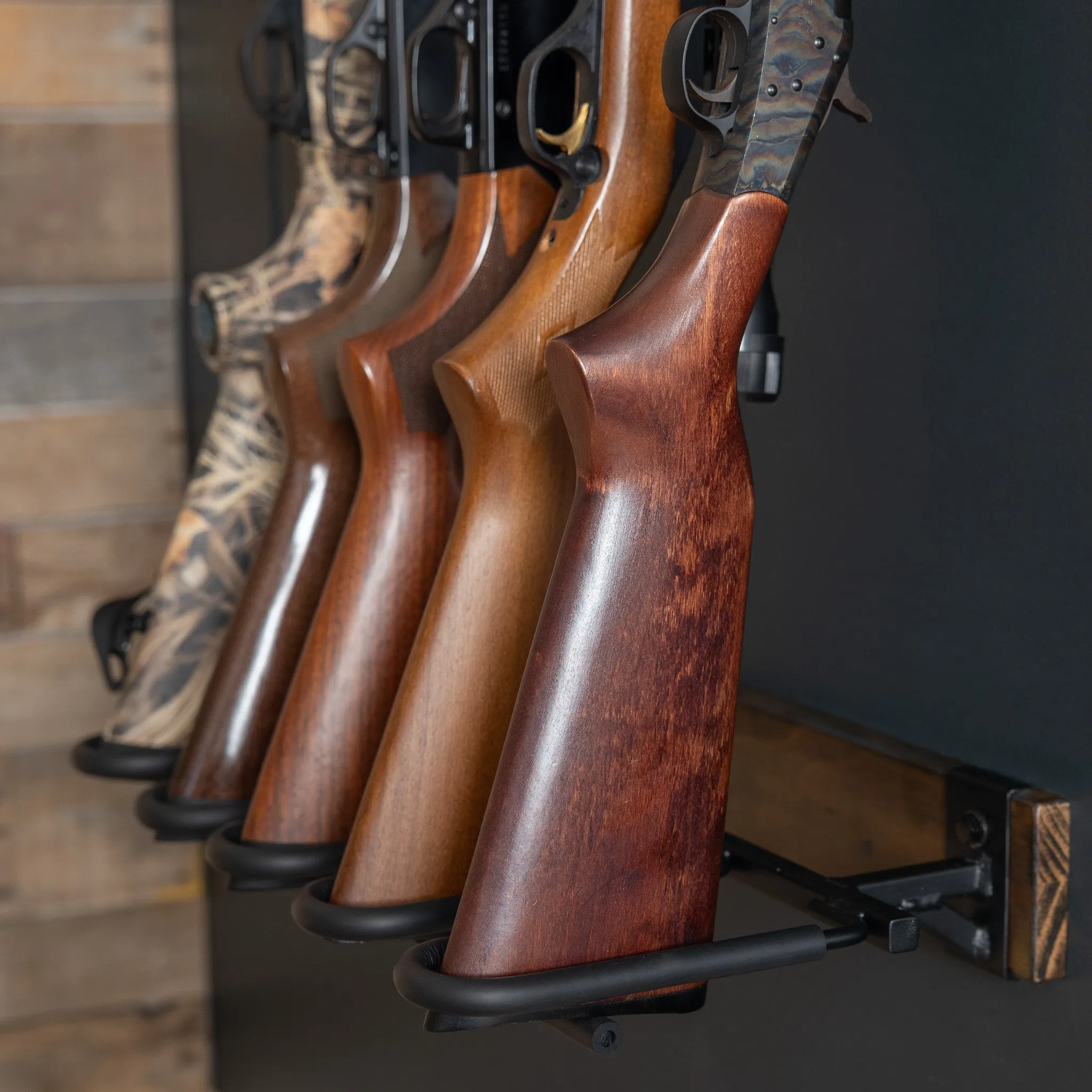 FORGE Firearm Wall Mount Display | 5 Slots