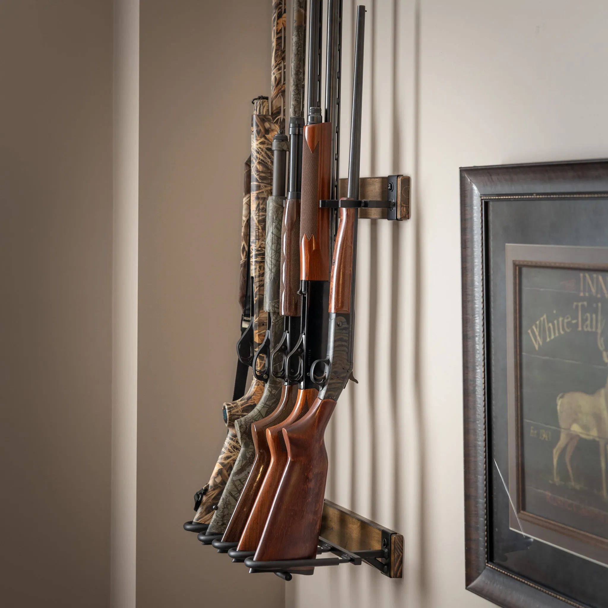 FORGE Firearm Wall Mount Display | 5 Slots