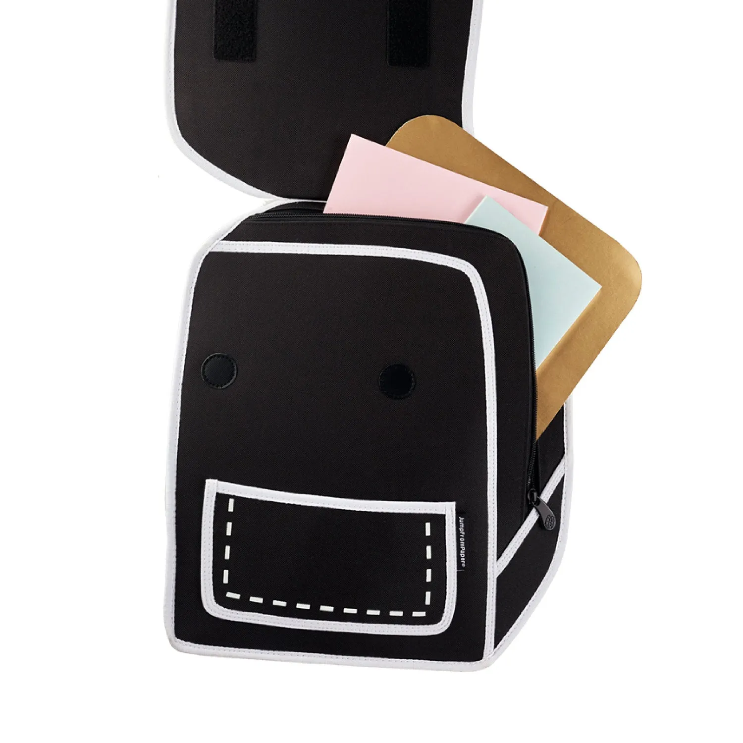 Graffiti Black Spaceman Backpack | JFP289