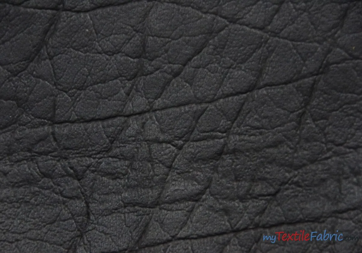 Heavy Duty Textured Vinyl | Upholstery Weight Vinyl | 54" Wide | Multiple Colors | Imitation Leather |