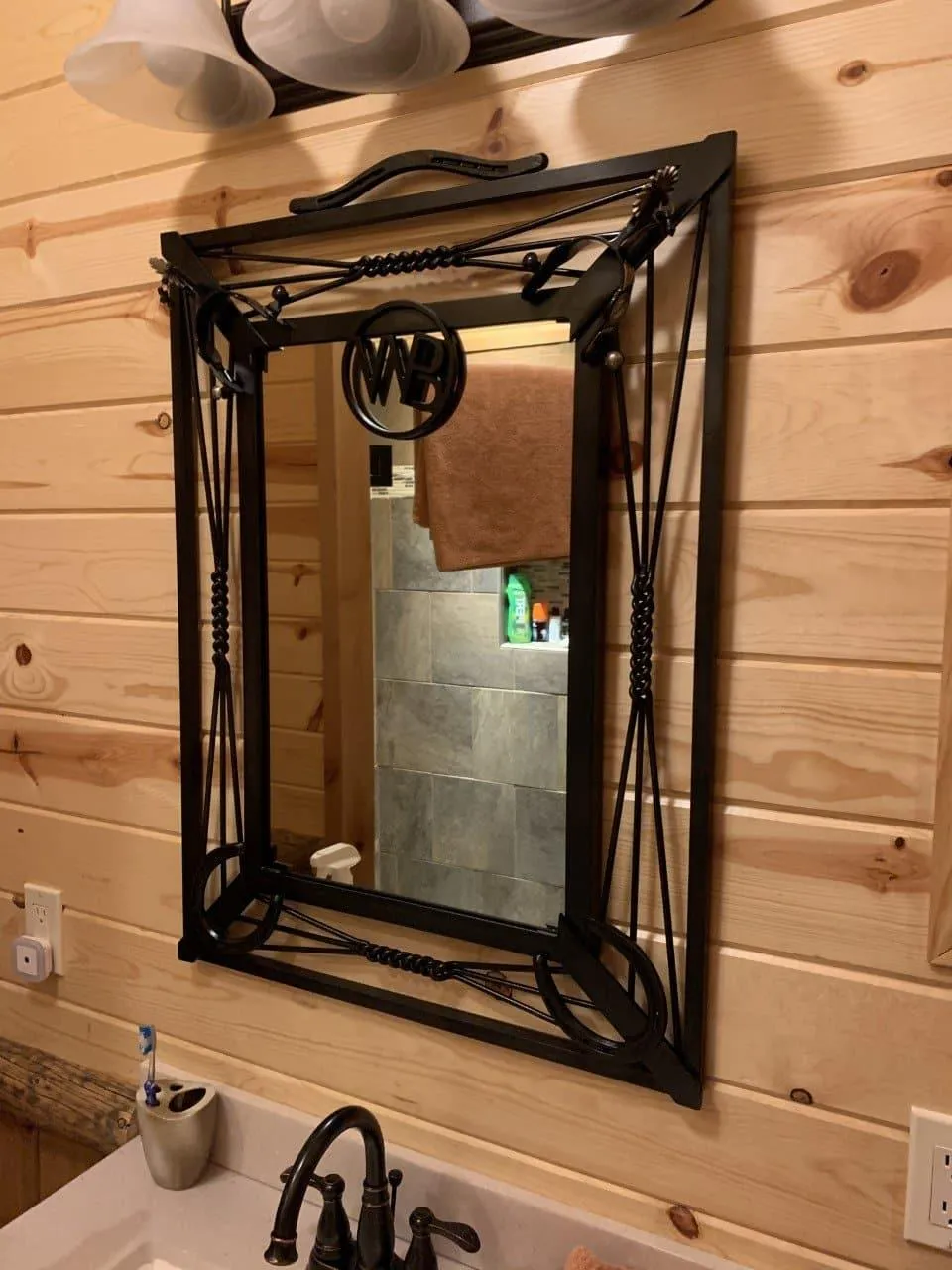 Iron Ranch Brand Mirror