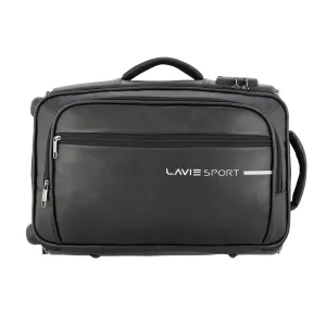 Lavie Sport 45 cms Premium Majestic NV Overnighter Laptop Trolley | Trolley Bag Black