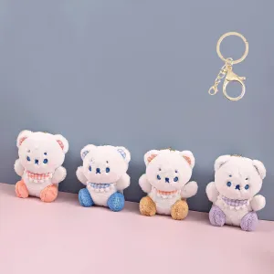 Little Teddy Bear Plush Keychain.