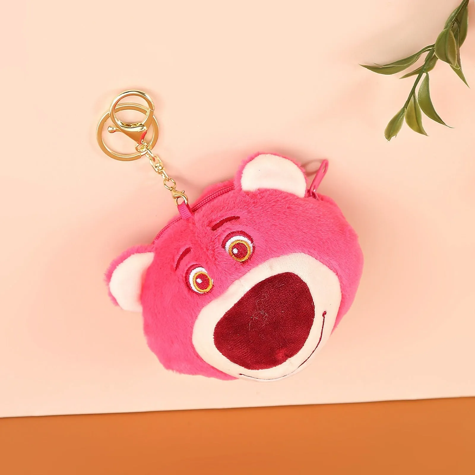 Lotso Huggin Bear Pouch & Keychain.